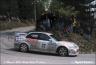 Thomas Bardea e Mirko Franzi in gara al 31° Rally Valle d'Aosta 2001.