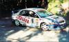 Alessandro Proh e Andrea Bonetti in gara al Rally AC Como 2002.