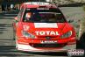 Burns Richard con la Peugeot 206 WRC al 71° Rally di Montecarlo 2003