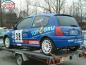 La Clio di Giancarlo Franco prima delle verifiche del 4° Colli Brianzoli (28/02/2004)