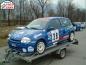 La Clio di Giancarlo Franco prima delle verifiche del 4° Colli Brianzoli (28/02/2004)