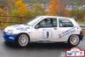 Laura Gianesini in gara con Massimiliano Bonizzoni al 1° Rally Sprint dell'Ossola (31/10/2004)