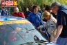 Marco Gianesini all'ingresso riordino del 9° Rally Appennino Pavese (09/10/2005)