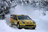 Gigi Galli e Giovanni Bernacchini in gara al Rally di Norvegia (16-17-18/02/2007)