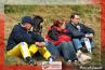 Marco Gianesini (dopo il ritiro), Sabrina Fay, Laura Trivella e Antonio Tognolini spettatori al 2° Rally della Valtrompia (21/10/2007)