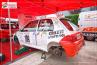 La Peugeot 106 di Capelli-Bambini alla 1° Rally Ronde della Valcavargna (31/08/2008)