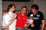 Premiazione per il presentatore della serata Danilo Colombini ed il suo navigatore alla Coppa Valtellina Luca Zumella