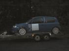 Ancora la Renault Clio RS della Gipago al termine dei test.