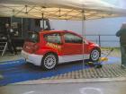 Una delle Citroen C2 S1600 impegnate nei test.