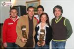 Premiazione di Salvatore Candido e Barbara Perrone, 3 classificati tra gli equipaggi nel Campionato Sociale 2008.
